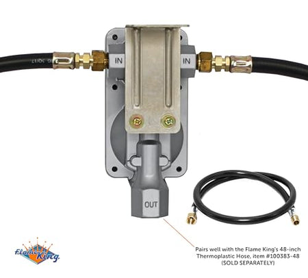 FLAME KING KT12ACR6 KIT LP YSN AUTO REGULATOR W/PIGTAIL