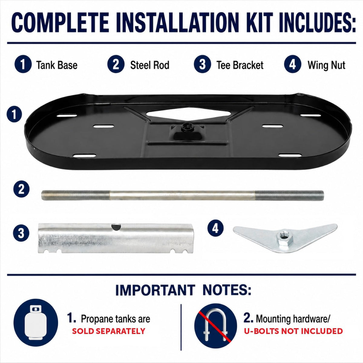 FLAME KING KT30MNT 30# DUAL PROPANE BOTTLE RACK