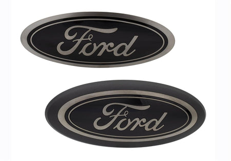 FORD M-1447-F15B 2018-2023 F-150 Front Grille and Rear Tailgate Black Appearance Emb...