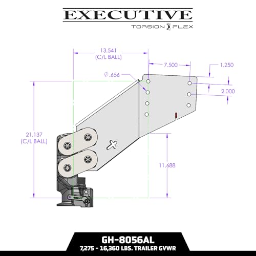 GEN-Y HITCH GH8056AL EXECUTIVE TORSION-FLEX AUTO LATCH R