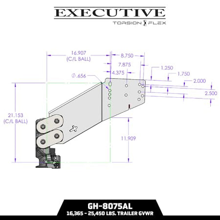 GEN-Y HITCH GH-8075AL Fifth Wheel to Gooseneck SnapLatch Coupler | 3,500-6,500 Pound Pin ...