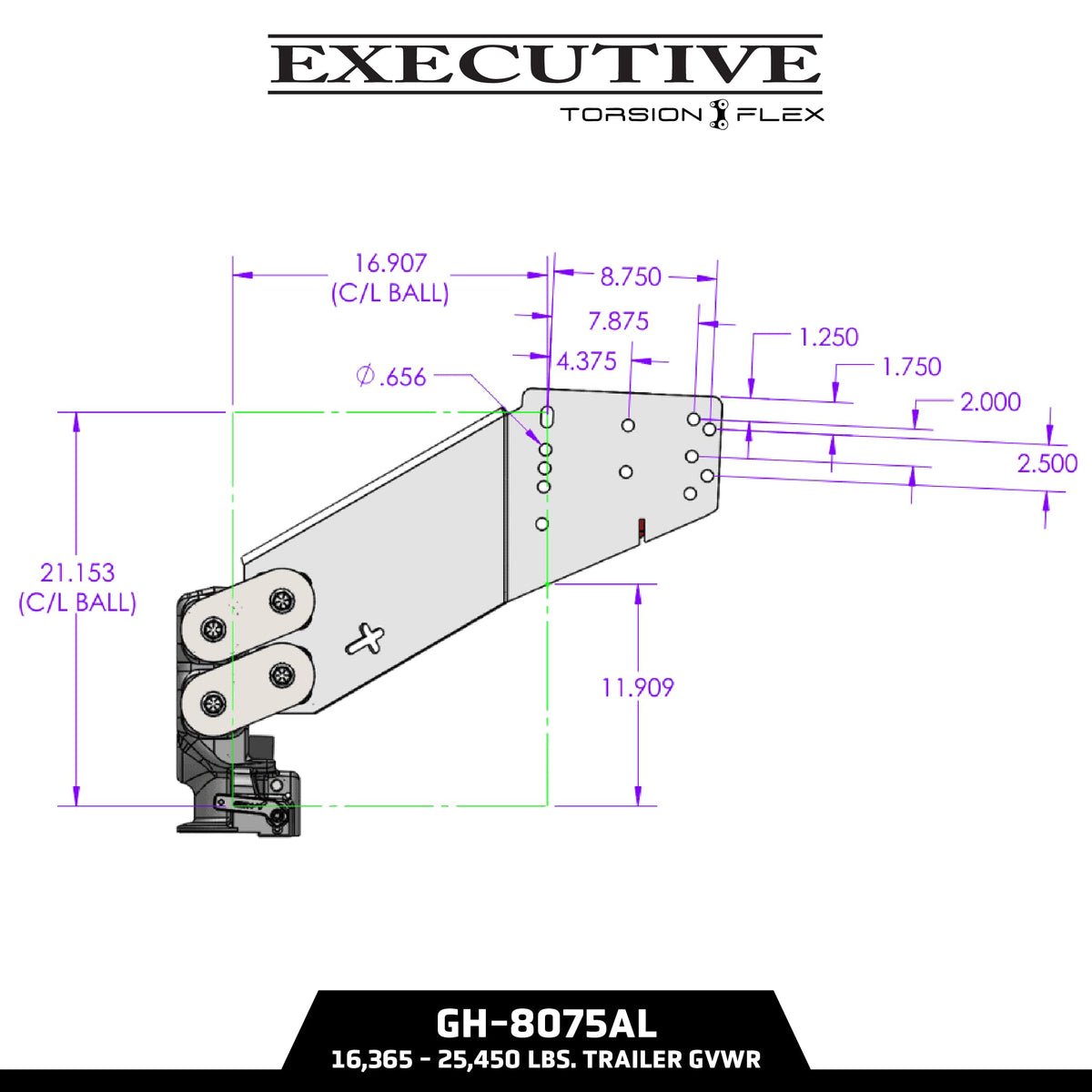 GEN-Y HITCH GH-8075AL Fifth Wheel to Gooseneck SnapLatch Coupler | 3,500-6,500 Pound Pin ...