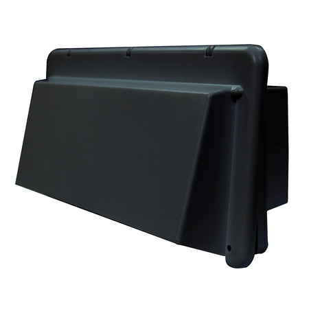HENG'S IND J116BKCN BLACK STANDARD EXHAUST COVER WALL