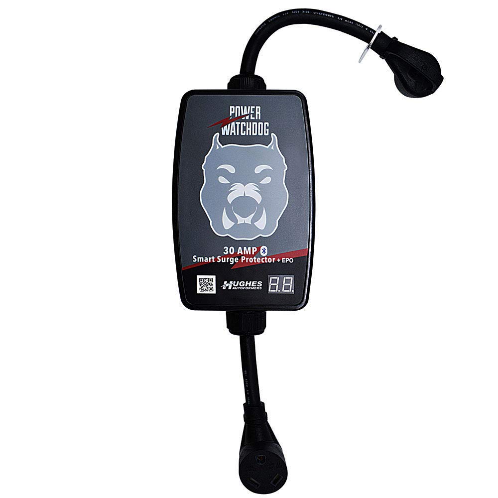 HUGHES AUTO PWD30-EPO Power Watchdog PWD30EPO Smart RV Surge Protector, 30A, Bluetooth, IP65