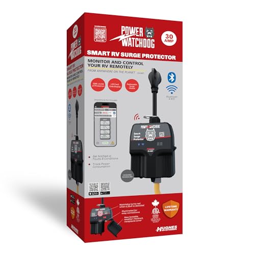 HUGHES AUTO PWD30W 30 AMP SPIKE POWER WATCHDOG - WIFI