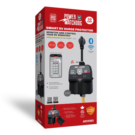 HUGHES AUTO PWD30W 30 AMP SPIKE POWER WATCHDOG - WIFI