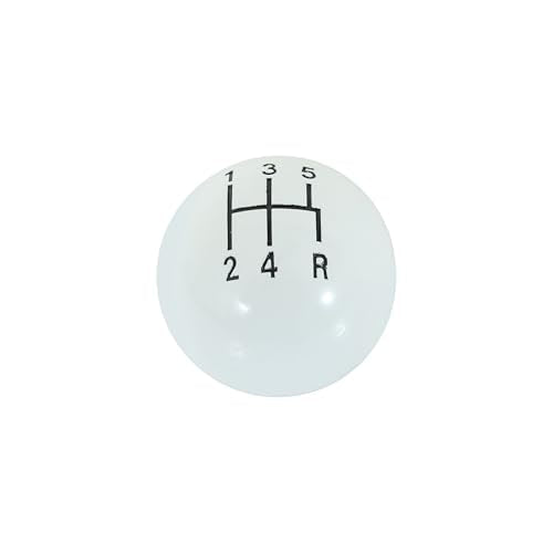 HURST INC. 1630025 Hurst White 5-Speed Replacement Shifter Knob Engine & Performance