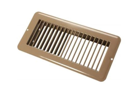 JR PRODUCTS 0228995 4 X 10 FLOOR REG.UNDMPR MET BRN