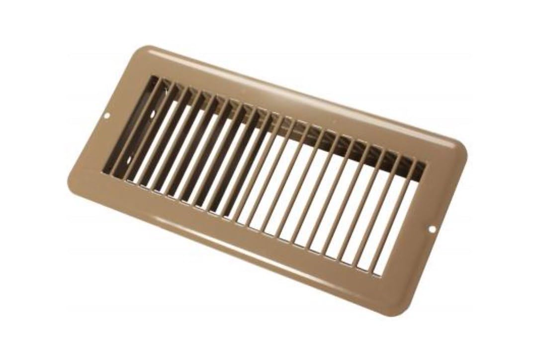 JR PRODUCTS 0228995 4 X 10 FLOOR REG.UNDMPR MET BRN