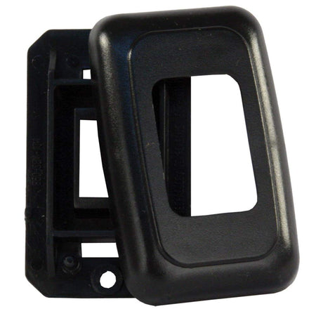 JR PRODUCTS 12305 Black Single Switch Base and Face Plate RV & Camper