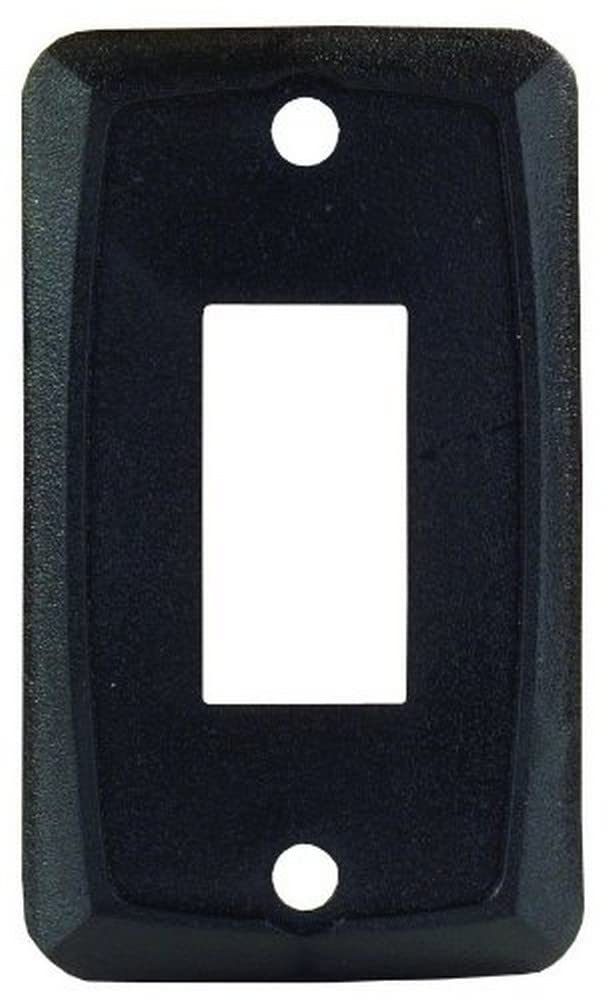JR PRODUCTS 12855 SINGLE FACE PLATE BK