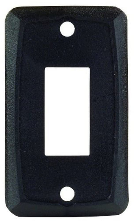 JR PRODUCTS 12855 SINGLE FACE PLATE BK