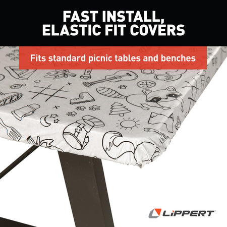 LIPPERT COMP 2023051696 LIPPERT ELASTIC VINYL TABLECLOTH WI