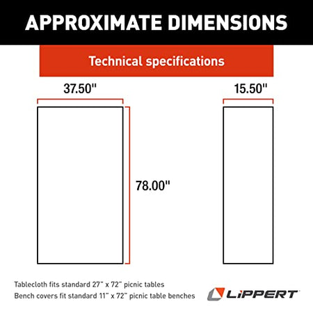 LIPPERT COMP 2023051696 LIPPERT ELASTIC VINYL TABLECLOTH WI