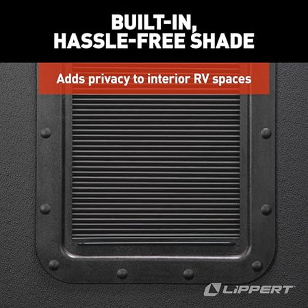 LIPPERT COMP 2025009147 Lippert Thin Shade EcoCell Snap-On RV Window Shade for Prepped Entr...