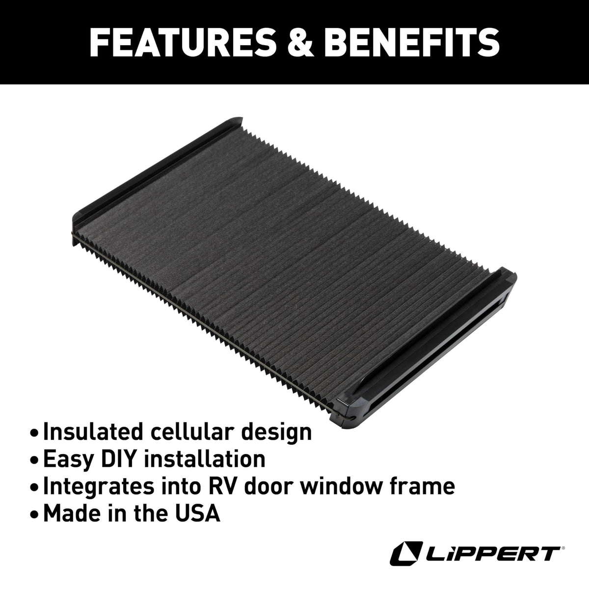 LIPPERT COMP 2025009147 RV DOOR WINDOW SHADE