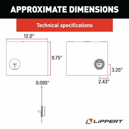 LIPPERT COMP 239061 Lippert Replacement RV Screen Door Slider Panel with Push-Down Knob...