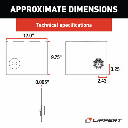 LIPPERT COMP 239061 Lippert Replacement RV Screen Door Slider Panel with Push-Down Knob...