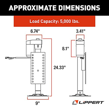 LIPPERT COMP 305339 Lippert Ground Control 3.0 Automatic 5th Wheel RV Leveling System R...
