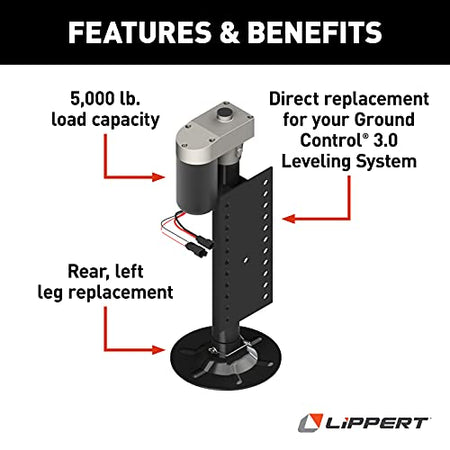 LIPPERT COMP 305339 Lippert Ground Control 3.0 Automatic 5th Wheel RV Leveling System R...