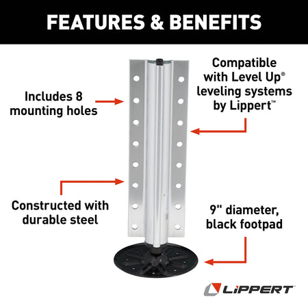 LIPPERT COMP 8005303 Hydraulic Replacement Jack for Level-Up System on 5th Wheel RVs and...
