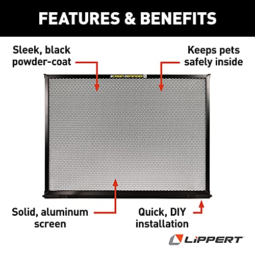 LIPPERT COMP 859794 onents  Screen Defender RV Entry Door Aluminum Screen Protector, 30...