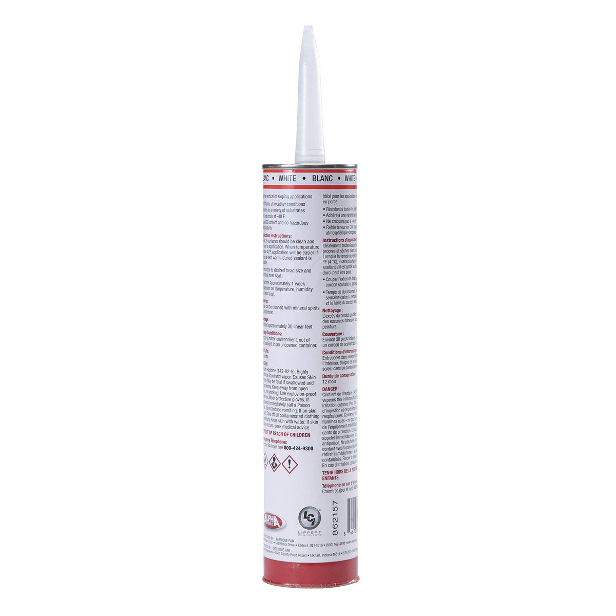 LIPPERT COMP 862157 1010 WHITE UPC NON-SAG SEALANT