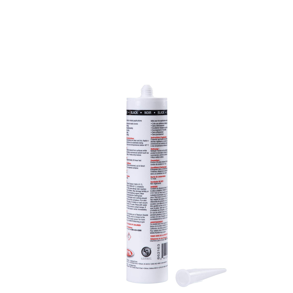 LIPPERT COMP 862163 5160 BLACK ALPHATHANE NON-SAG SM TB