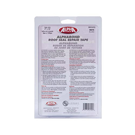 LIPPERT COMP 862410 BOND TPO TAPE 4'X10' REPAIR TAPE-WH