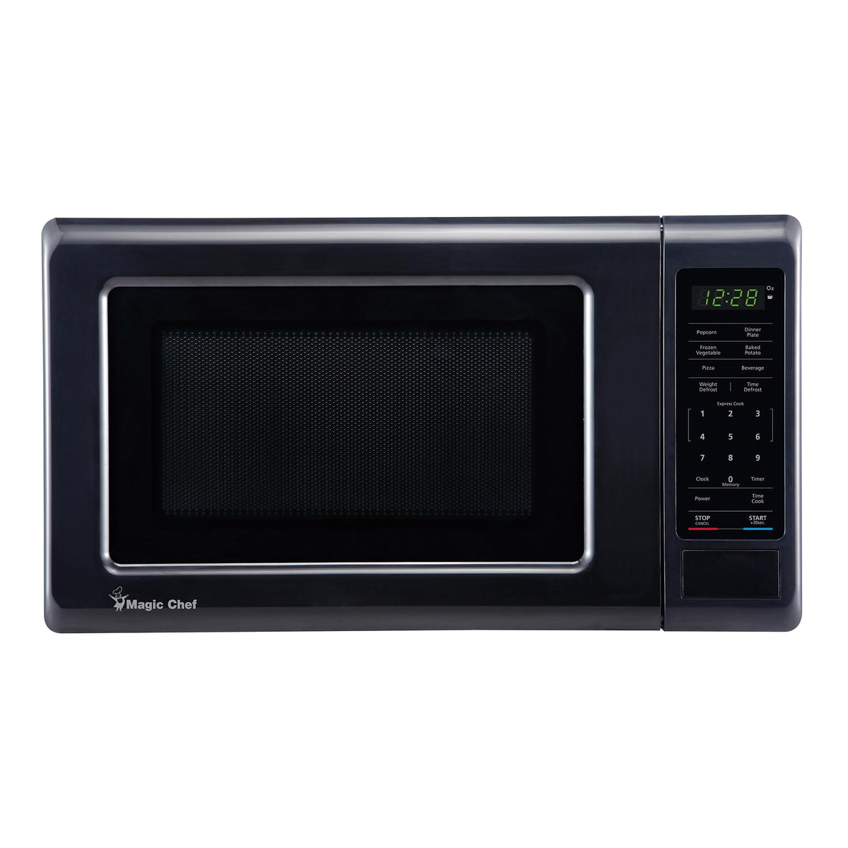 MAGIC CHEF MC77MB 0.7 cu. ft. Countertop Microwave in Black - 700W (10.1H x 17W x 12.5D) RV & Camper