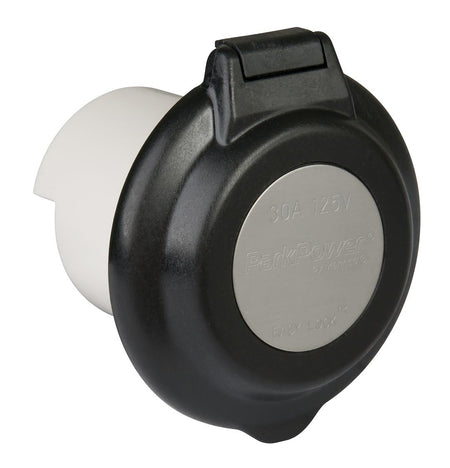 MARINCO 304EL-BRV. Black ParkPower by 304EL-BRV.BLK Inlet Contoured for RV, 30A, Black RV & Camper