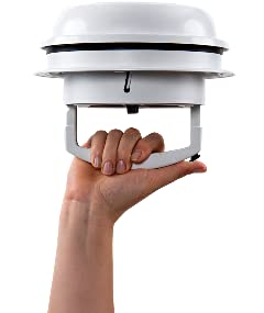 MAXXAIR VENT 0003810W MAXXFAN DOME +6' FAN WHITE W/LED