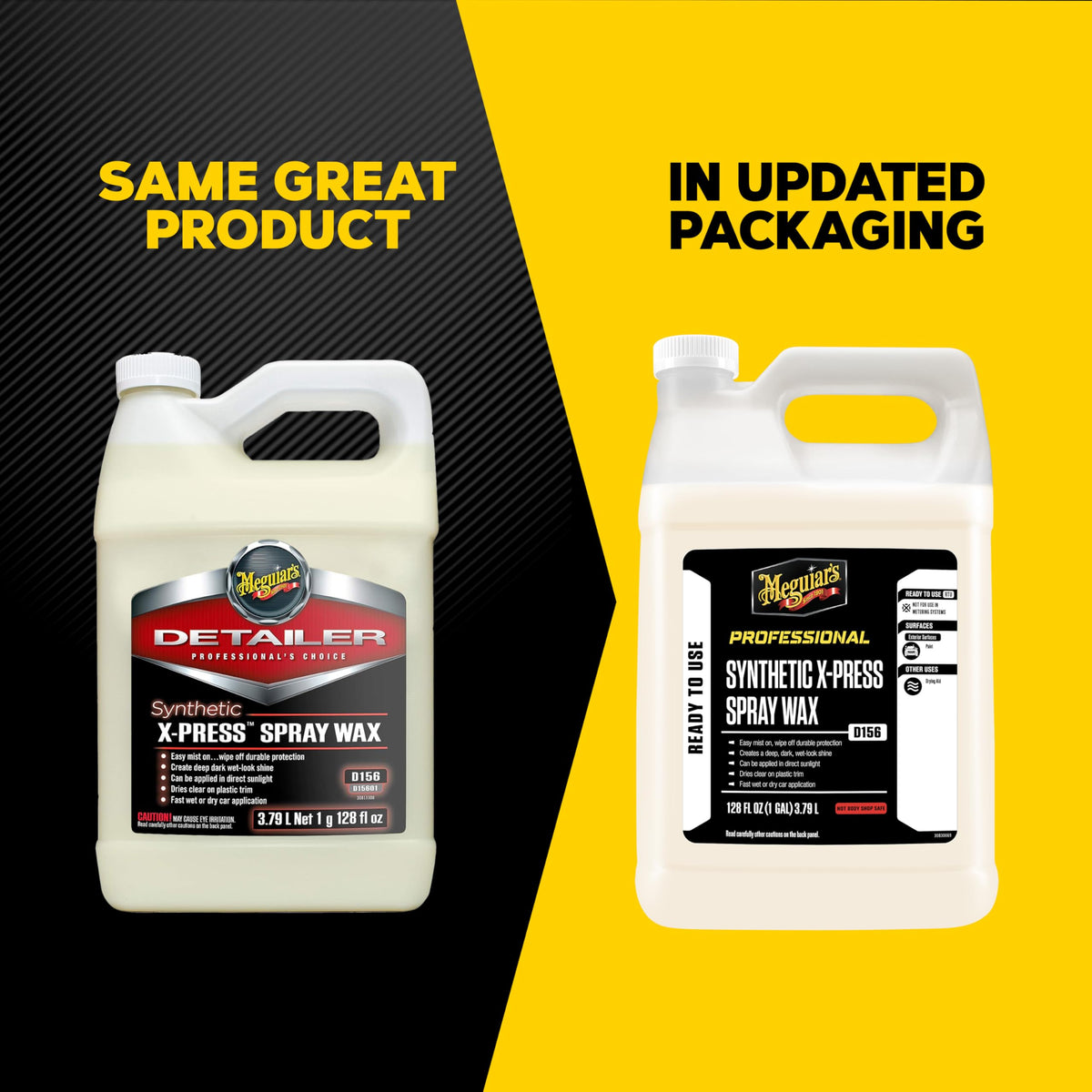MEGUIARS WAX D15601 Meguiar's  Synthetic X-Press Spray Wax -1 Gallon Container Wheels & Tires