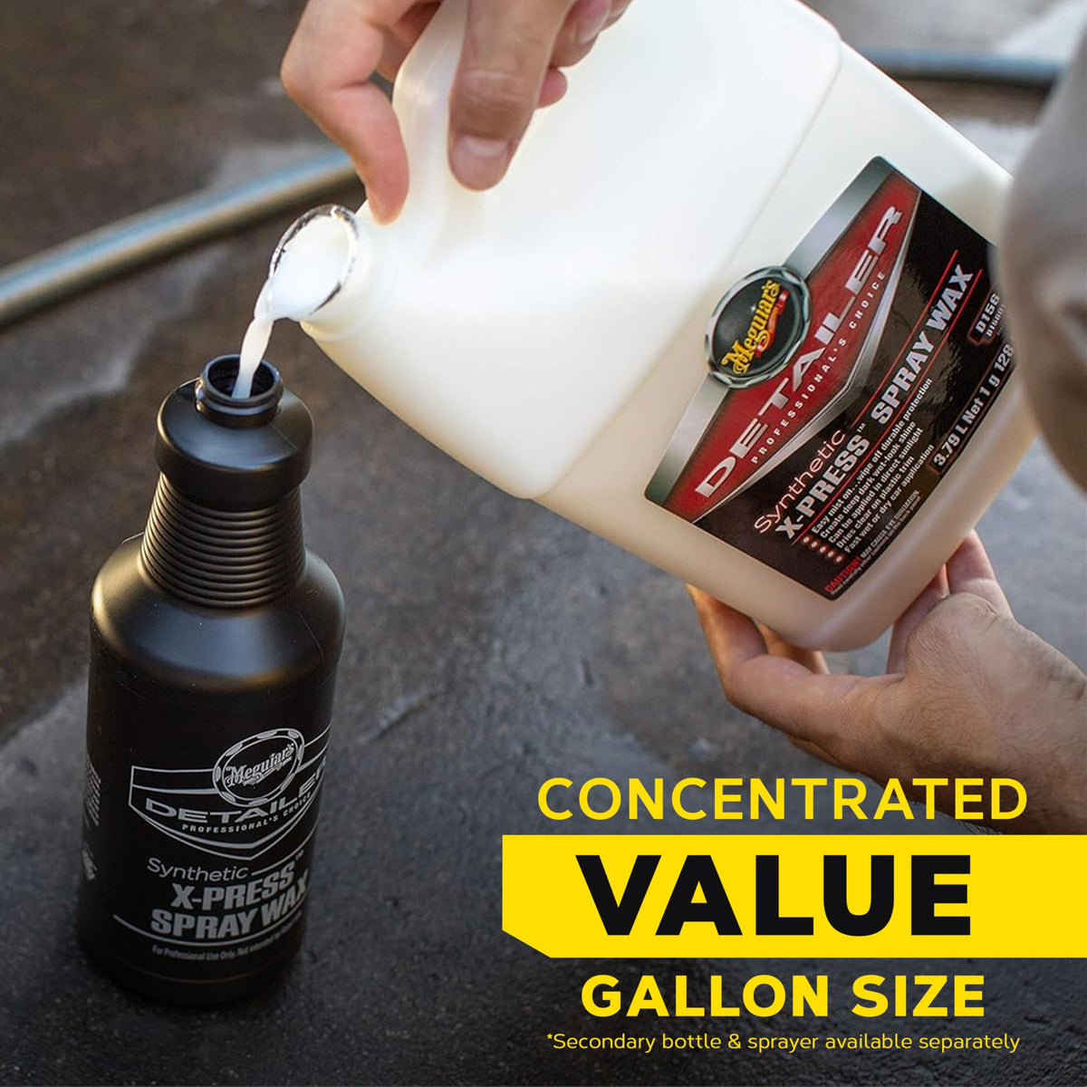 MEGUIARS WAX D15601 Meguiar's  Synthetic X-Press Spray Wax -1 Gallon Container Wheels & Tires