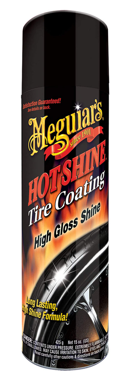 Meguiar s 55G Hot shine High Gloss Tire Coating oz Aerosol Wheels