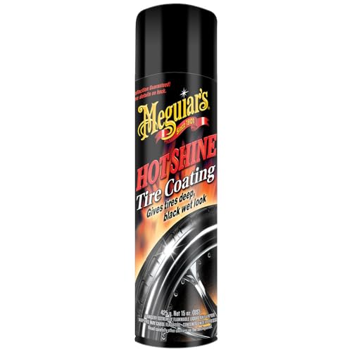 Meguiar s 55G Hot shine High Gloss Tire Coating oz Aerosol Wheels