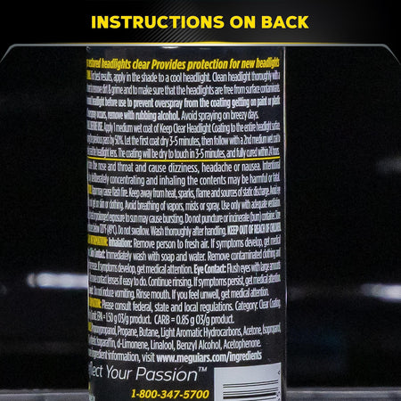 MEGUIARS WAX G17804 KEEP CLEAR HEADLIGHT COAT