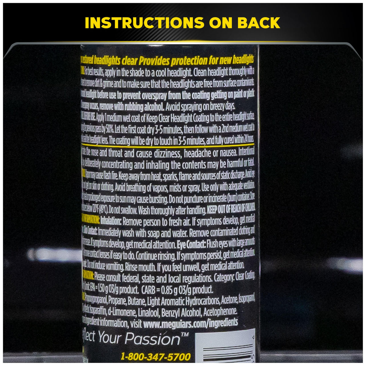 MEGUIARS WAX G17804 Meguiar's Keep Clear Headlight Coating, Maintain Like-New Clarity o...