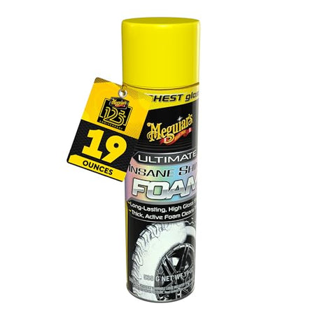 MEGUIARS WAX G210419 TIRE FOAM; HOGH GLOSS; 19 OUNCE