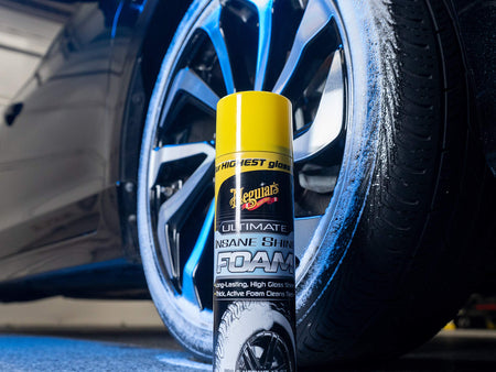 MEGUIARS WAX G210419 Meguiar's Ultimate Insane Shine Foam, Long-Lasting Tire Shine for a...
