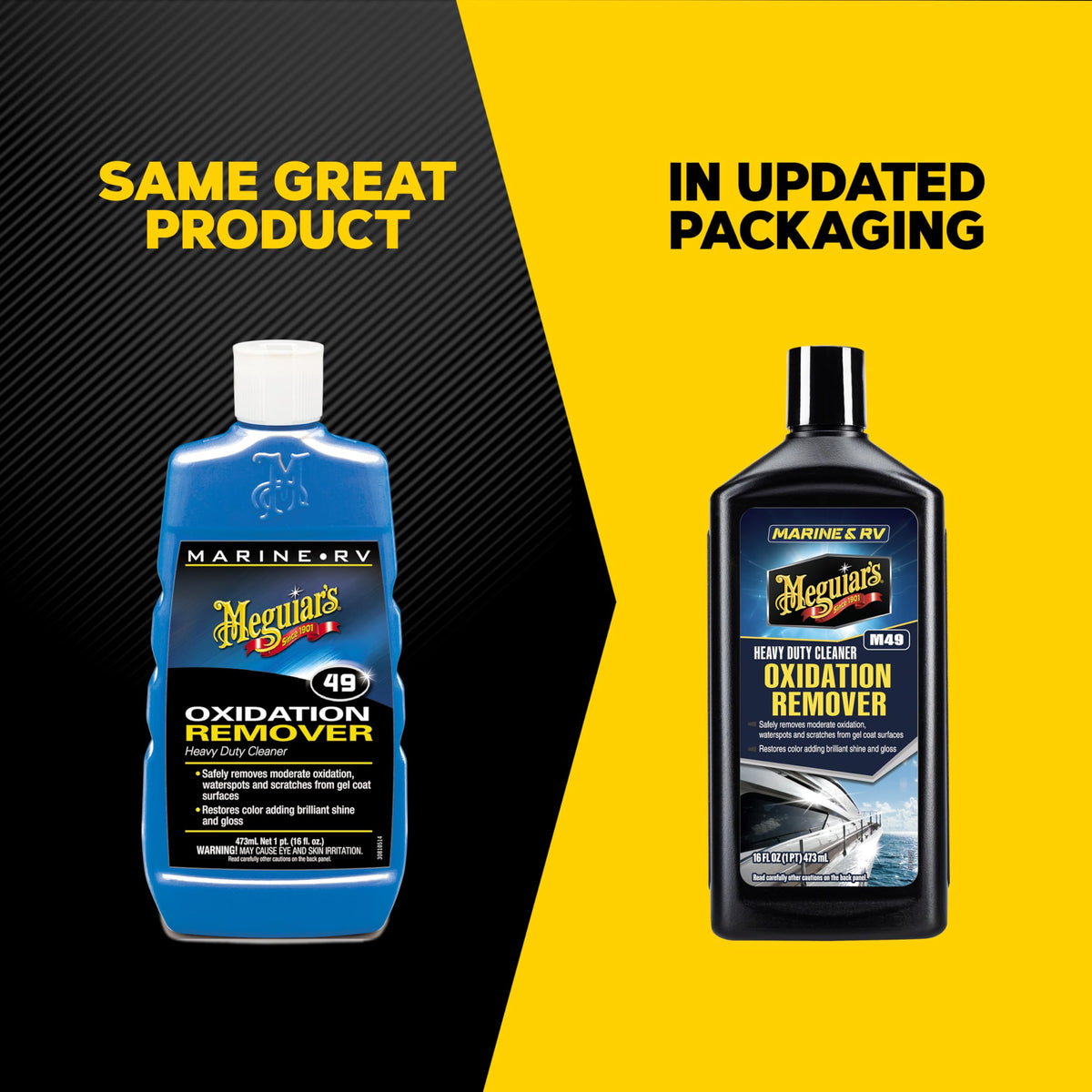 MEGUIARS WAX M4916 Meguiar's  Marine/RV Heavy Duty Oxidation Remover, Oxidation, Water...