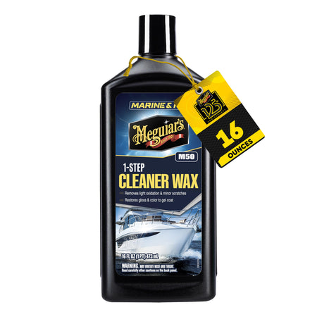 MEGUIARS WAX M-5016 Meguiar's Marine/RV Once Step Cleaner Wax M5016 - Professional-Grad...