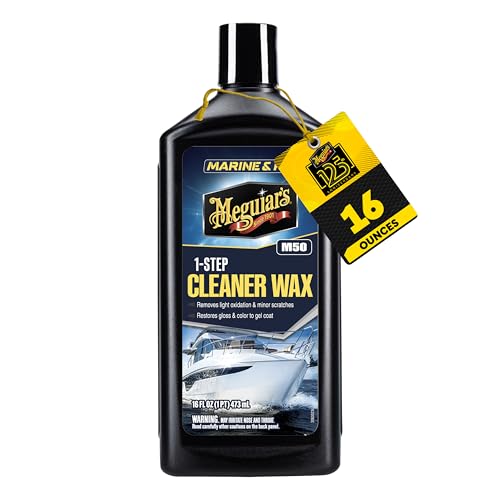 MEGUIARS WAX M-5016 Meguiar's Marine/RV Once Step Cleaner Wax M5016 - Professional-Grad...