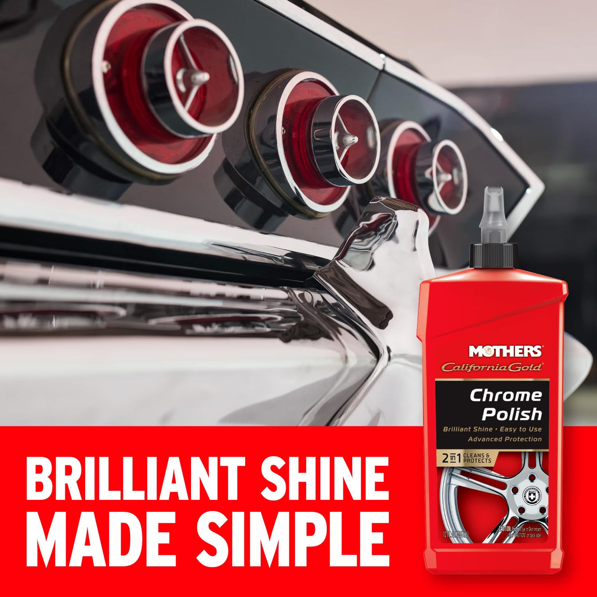 MOTHERS 05212 GOLD CHROME POLISH