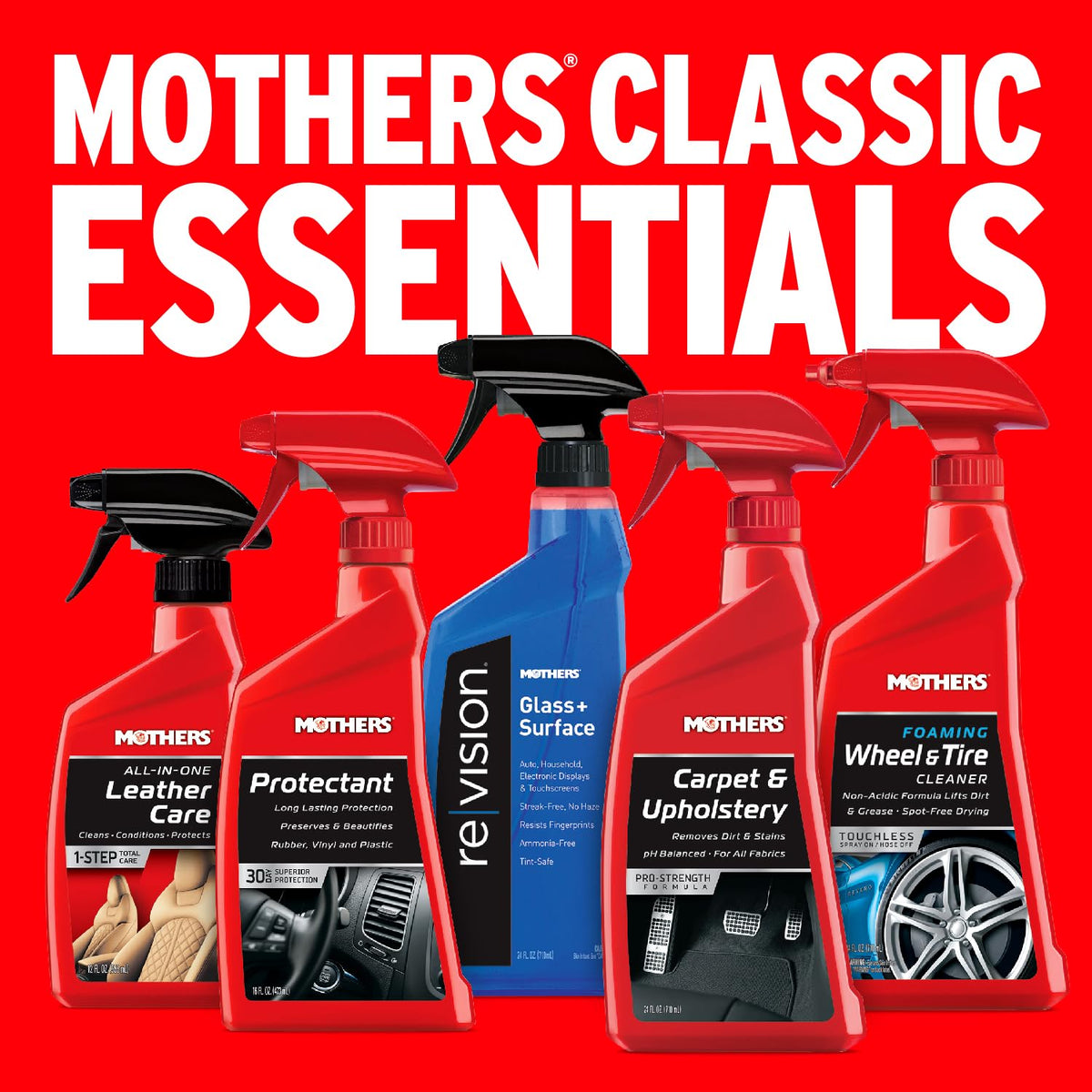 MOTHERS 05424 Carpet & Upholstery Cleaner, 24 oz. () Truck & Exterior