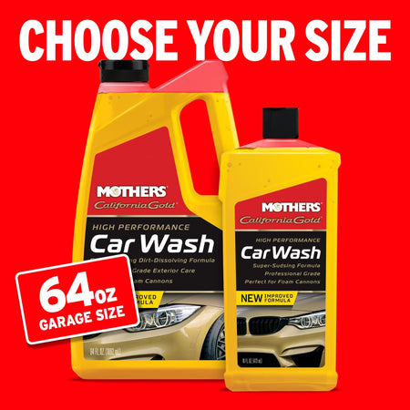MOTHERS 05664 CALIF GOLD CAR WASH 64 OZ