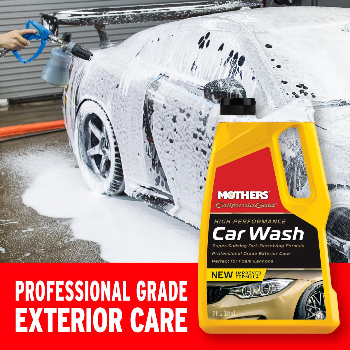 MOTHERS 05664 CALIF GOLD CAR WASH 64 OZ