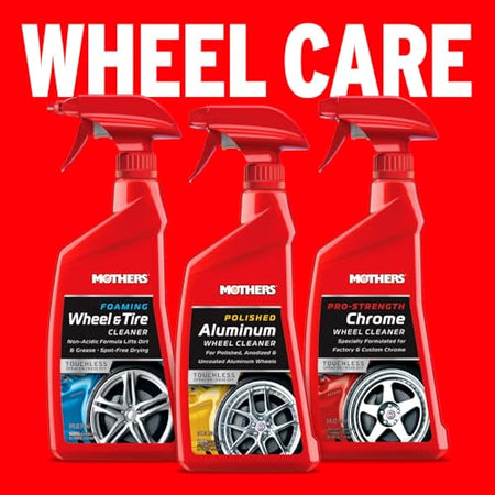 MOTHERS 06024 Polished Aluminum Wheel Cleaner, 24 oz. () Wheels & Tires