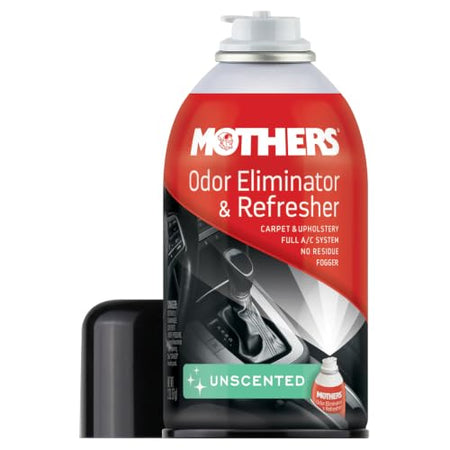 MOTHERS 06810 Odor Eliminator & Refresher, Unscented, 2 oz. Aerosol () Truck & Exterior
