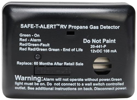 MTI INDUSTRY 20441PBL 12V LP ALARM BLACK
